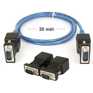Đầu chuyển đổi vga sang cổng lan kéo dài 30m