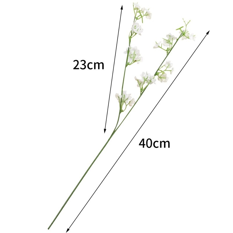 Bó Hoa Gypsophila Giả Bằng Nhựa Màu Trắng Trang Trí Nhà Cửa/ Tiệc Cưới DIY