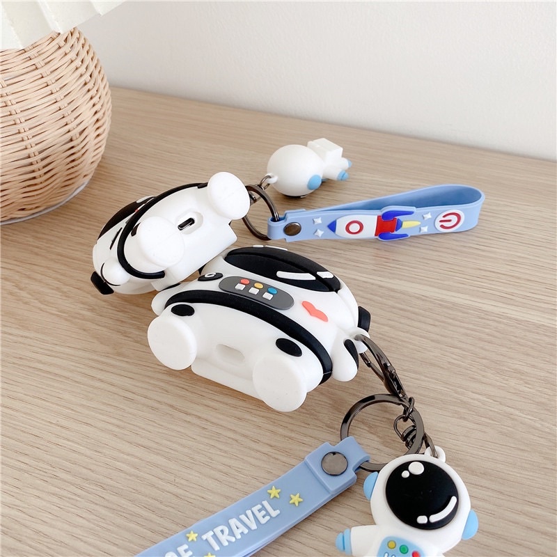Case airpod 1/2/Pro/3 hình Phi Hành Gia Vũ Trụ