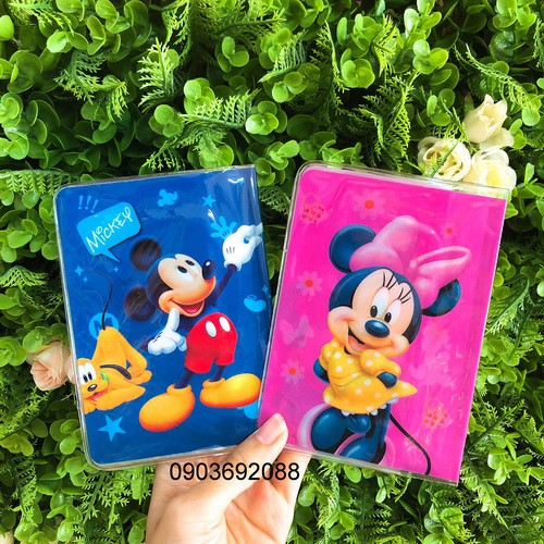 [HOT] Vỏ bọc bao passport hộ chiếu hình MIckey