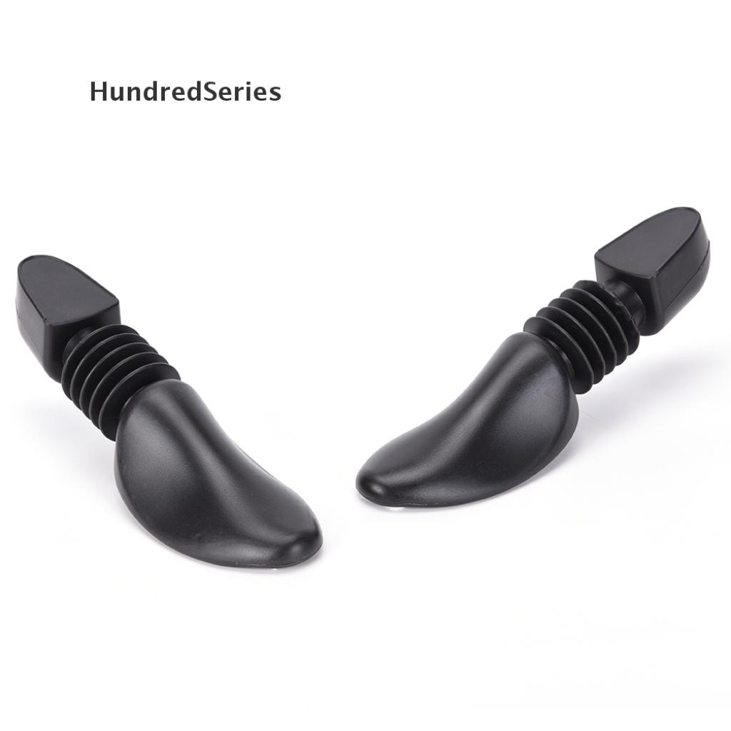 [HundredSeries] Hot Sale	2X Plastic Spring Loaded Shoe Tree Shaper Stretcher Women Adjustable [HOT SALE]