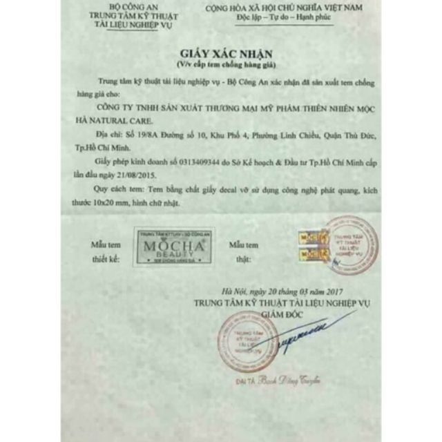 1 ỐNG SERUM TẾ BÀO GỐC MOCHA CHO DA NHẠY CẢM