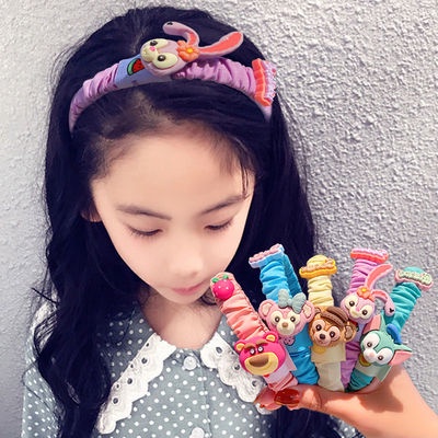 băng đô cô gái hoạt hình đầy màu sắc