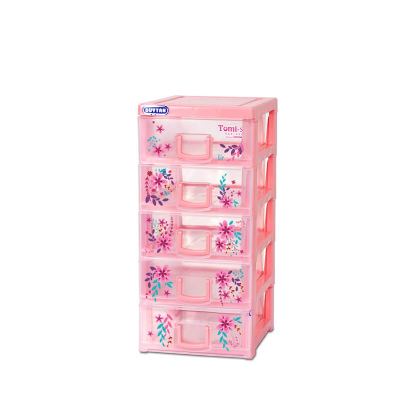 Tủ nhựa mini Duy Tân Tomi-S 5 ngăn (15 x 19 34 cm)