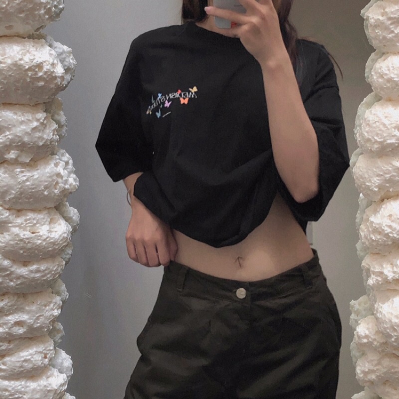 ÁO THUN MEDISN BUTTERFLY BLACK T-SHIRT