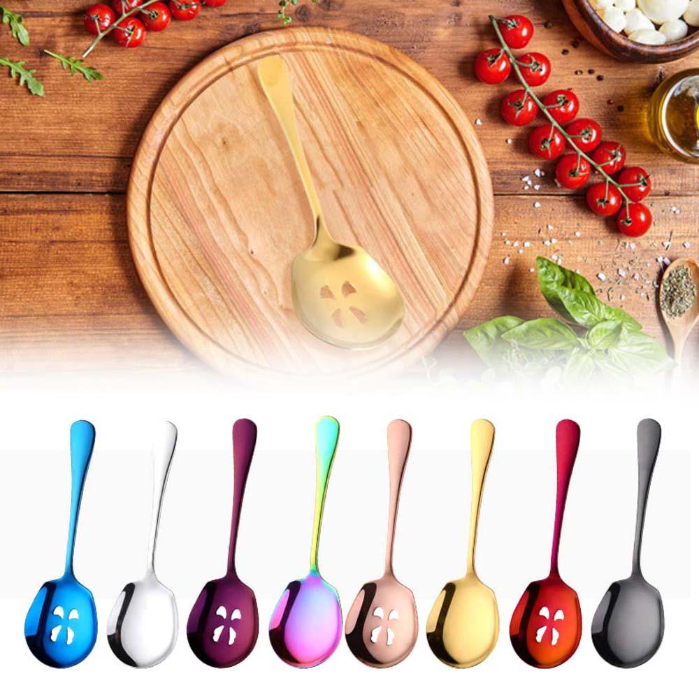 Set 1 / 2 Muỗng Múc Canh Bằng Thép Không Gỉ Tiện Dụng Cho Nhà Bếp