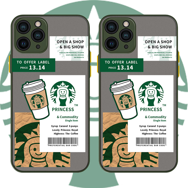 Ốp Lưng Hình Ly Cà Phê Thời Trang Cho Iphone 11 Pro Max Xr / Xs / X | BigBuy360 - bigbuy360.vn