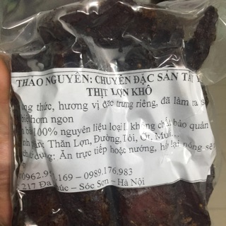 Thịt lợn khô gác bếp