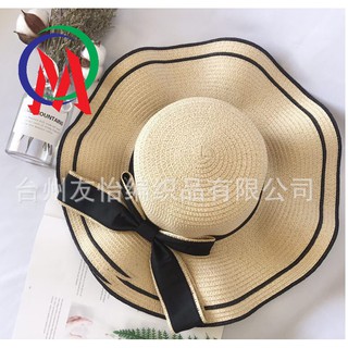 [Hàng hót - Giá rẻ] Nón vành đi biển có nơ (4 màu)