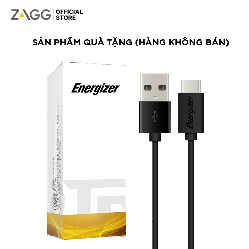 Cáp Energizer USB Type C 30cm (Quà tặng)