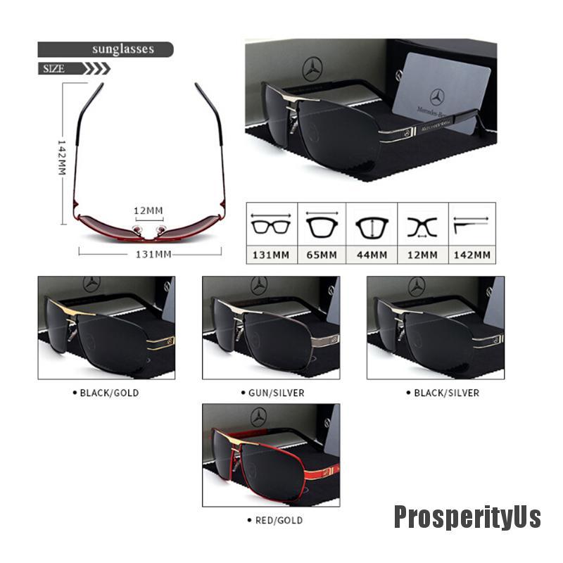 (Prosperityus 4) Kính Mát Phân Cực Gọng Kim Loại Thời Trang Cho Nam | BigBuy360 - bigbuy360.vn