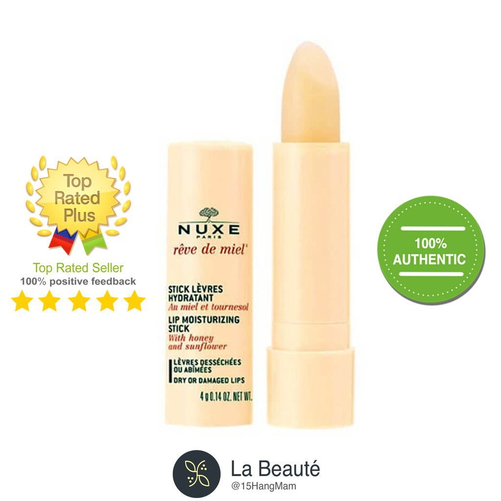 Nuxe Reve De Miel Lip Moisturizing Stick - Son Dưỡng Môi 4gr