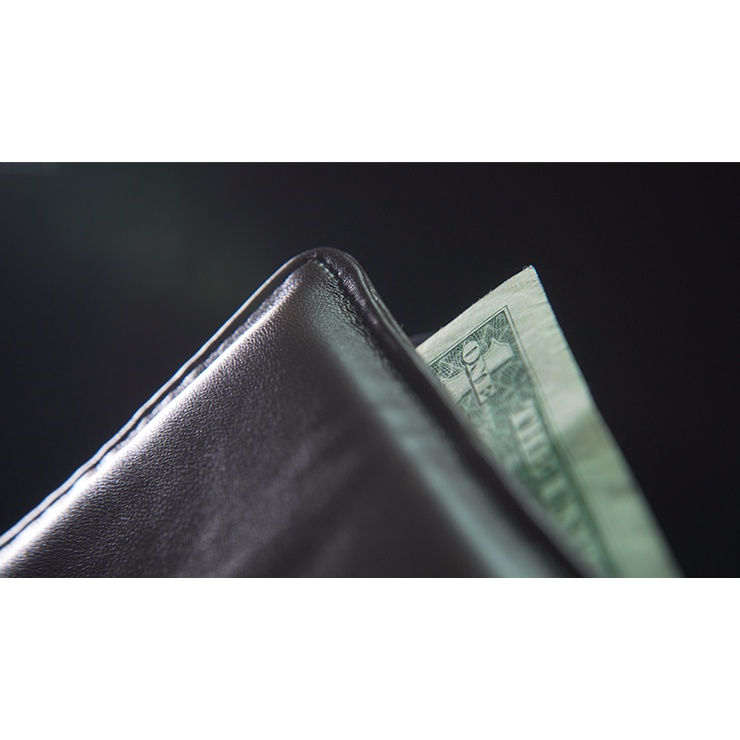 Đạo Cụ Ảo Thuật Easy Money Brown Wallet (Đạo cụ và Hướng dẫn) by Spencer Kennard - Hàng Mỹ - Hàng Chính Hãng