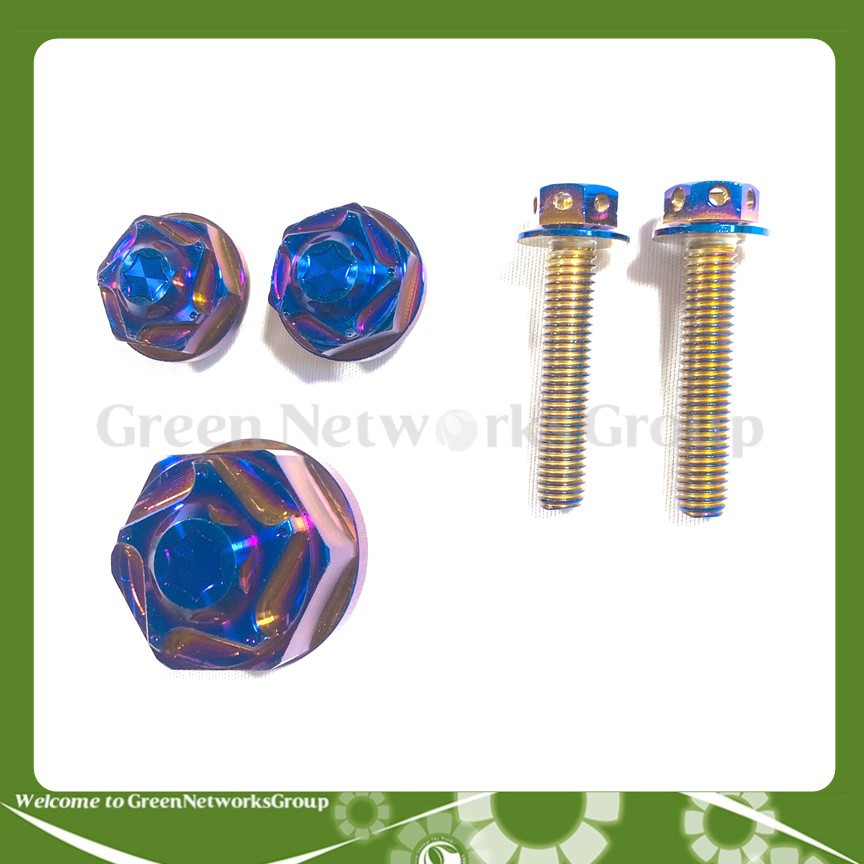 Bộ 5 ỐC Titan gắn Chảng Ba dành cho Raider Fi , Satria FiGreennetworks