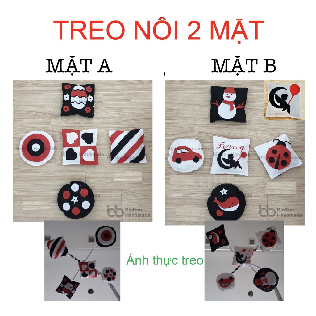 TREO NÔI 2 MẶT KÍCH THÍCH THỊ GIÁC - MUA 1 ĐƯỢC 2 (SẢN PHẨM CỦA BINBON HANDMADE