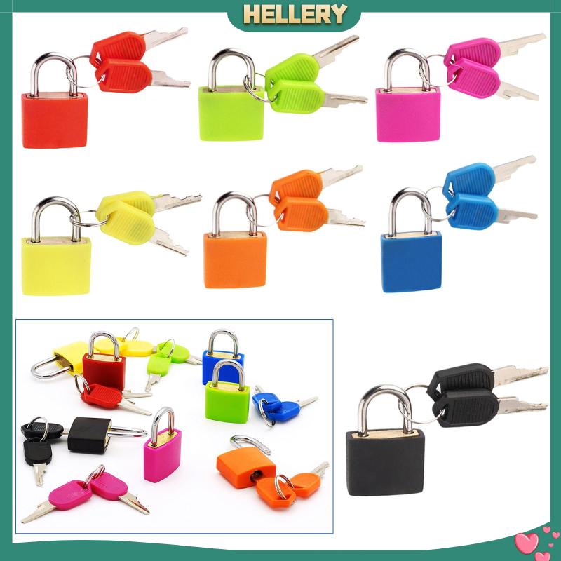 Bộ Ổ Khóa Mini Kèm 2 Chìa Tiện Dụng Cho Nhật Ký / Vali Ốp