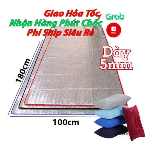 Chiếu Ngủ Văn Phòng 5mm Siêu Dày, Êm Ái Nhất 100 x 180 CM