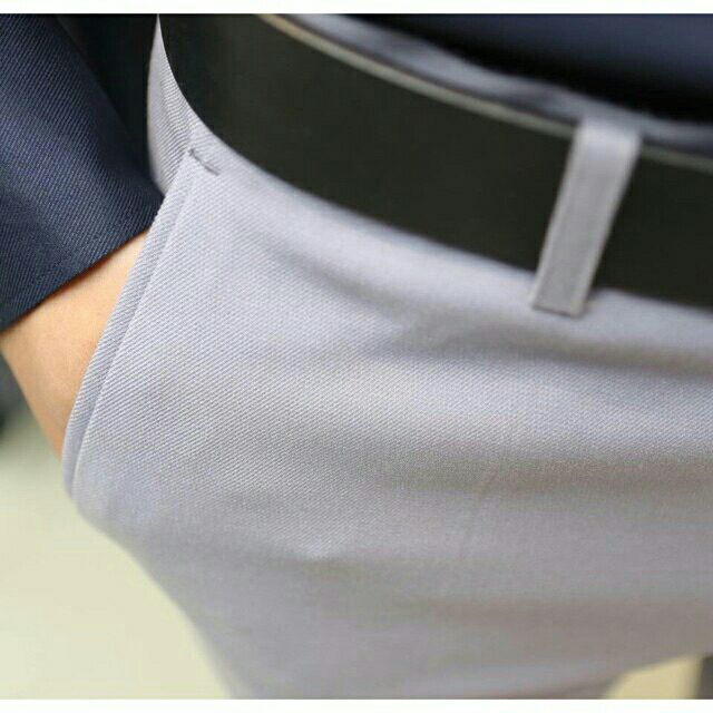 Quần tây nam ghi sáng , quần ống côn , dáng hàn chuẩn vải co giãn nhẹ - AT32 | BigBuy360 - bigbuy360.vn