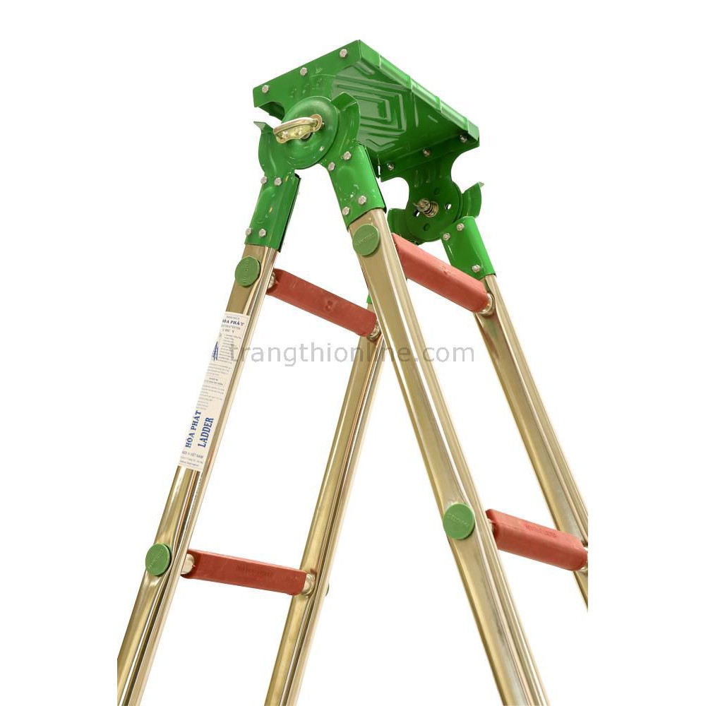 Thang nhôm Inox chữ A cao 2m