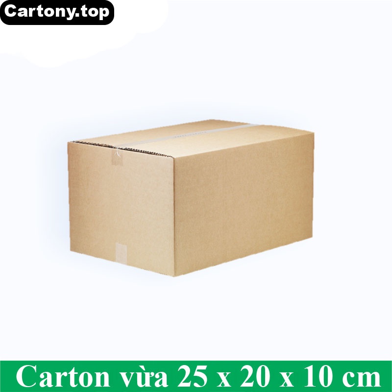 Carton vừa 25 x 20 x 10 cm