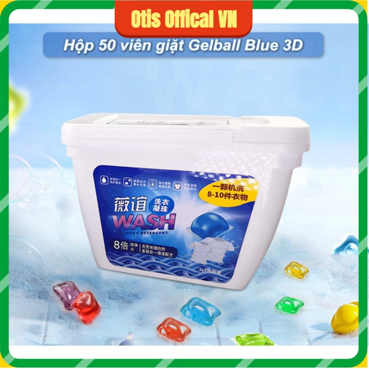 [HCM] - Hộp 50 viên giặt Gelball Blue 3D