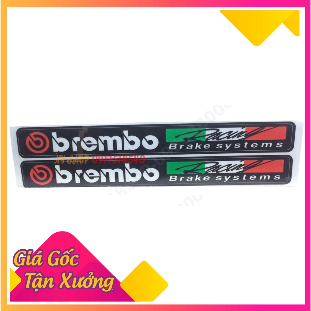 🏅 TEM PHUỘC, TEM GẮP RIZOMA / BREMBO 🏅 (Ảnh Sp thật)