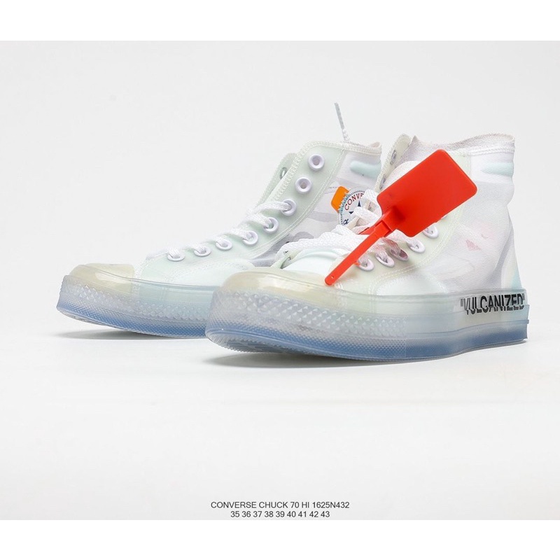 CONVERSE Giày Thể Thao Off White Chuck Taylor 1970 S 1.0 36-43 euros RM159 Cá Tính