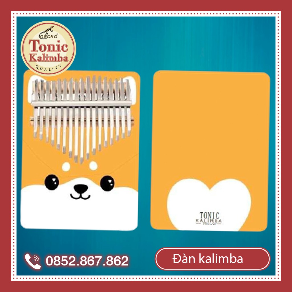 [Phân phối chính hãng] Đàn kalimba 17 phím Chó Corgi TONIC KALIMBA CG-M17 chỉ có tại shopee SIÊU CUTE ÂM CỰC HAY