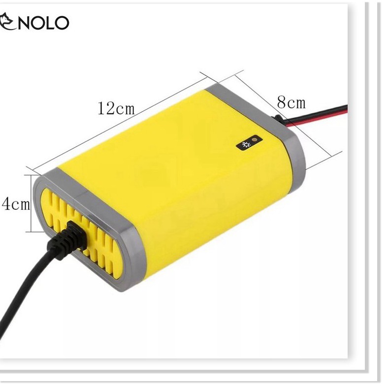 Sạc Ắc Quy Tự Động 12V Đèn Báo Tình Trạng Sạc Hỗ Trợ Bình Có Dung Lượng Pin 20AH Tích Hợp Mạch Bảo Vệ An Toàn