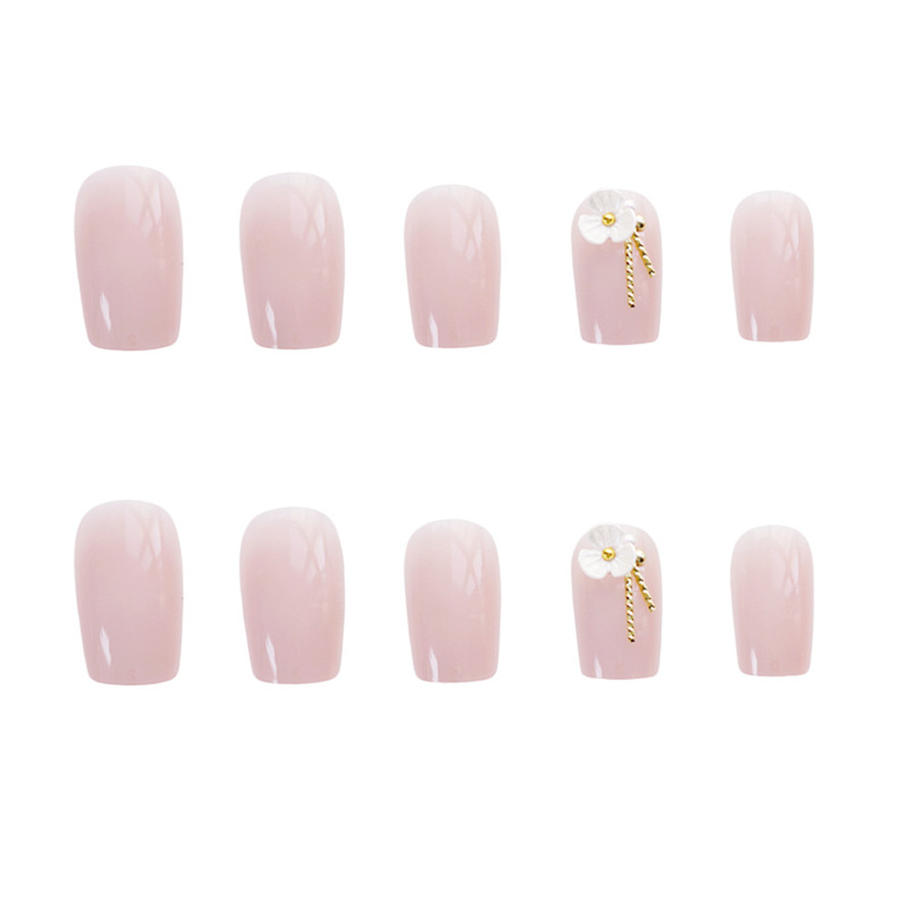 [Hàng mới về] 24 Móng tay giả họa tiết hoa xinh xắn dễ thương