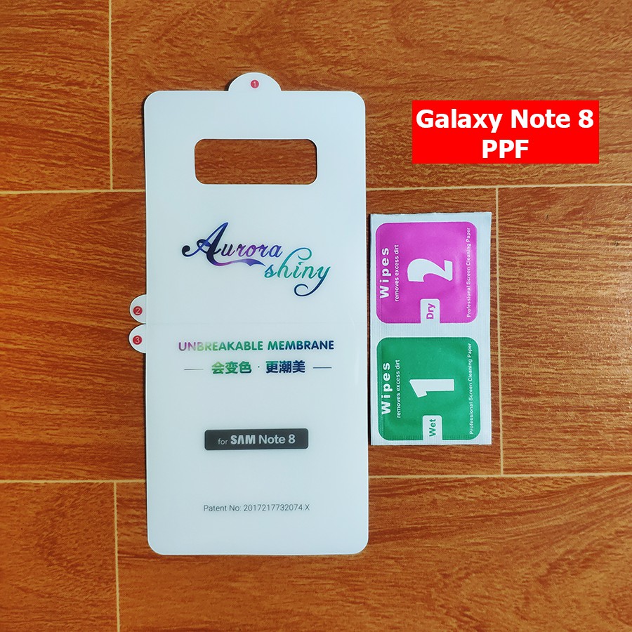 Dán mặt lưng PPF Galaxy Note 8