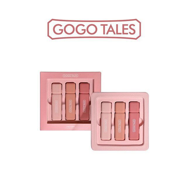 GOGO TALES-Set 3 cây son kem Cool Beauty Lip Gogo Tales