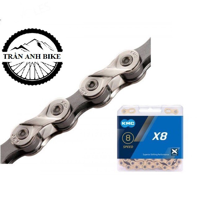 Sên xích xe đạp KMC X8 116L Fullbox