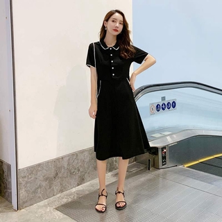 Đầm Dáng Dài Qua Gối Chiết Eo Plus Size