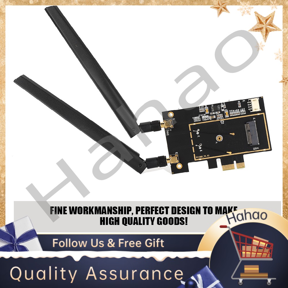 [Seller Recommend] Card Mạng Không Dây M.2 Ngff 2.4 / 5g Wifi Bt Sang Pci-E 1x | BigBuy360 - bigbuy360.vn