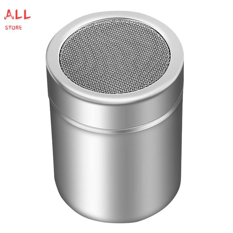 Chocolate Shaker Lid Stainless Steel Icing Sugar Flour Cocoa Powder Coffee Sifter Cooking Tool