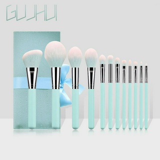 12 Makeup Brushes Make-up Beauty Tools Set Light Blue Make-up Tools GUJHUI