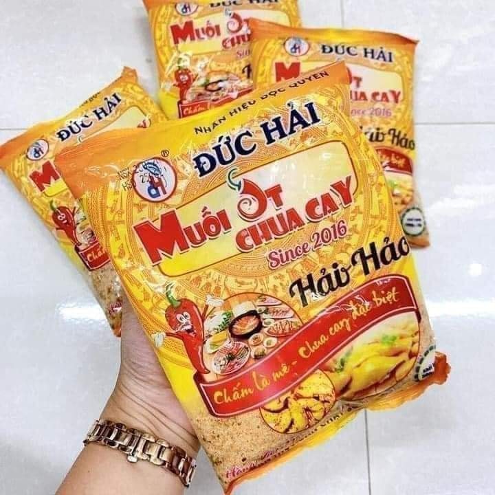 Muối bột canh chua cay Muối ớt chua cay Đức Hải gói 500gr