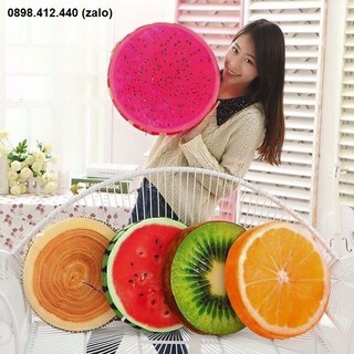 Nệm ngồi bệt - nệm lót ngồi trái cây 3d