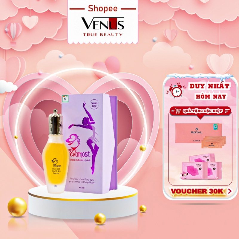 Dung Dịch Vệ Sinh , Dung Dịch Phụ Nữ EVAMOST 120ml