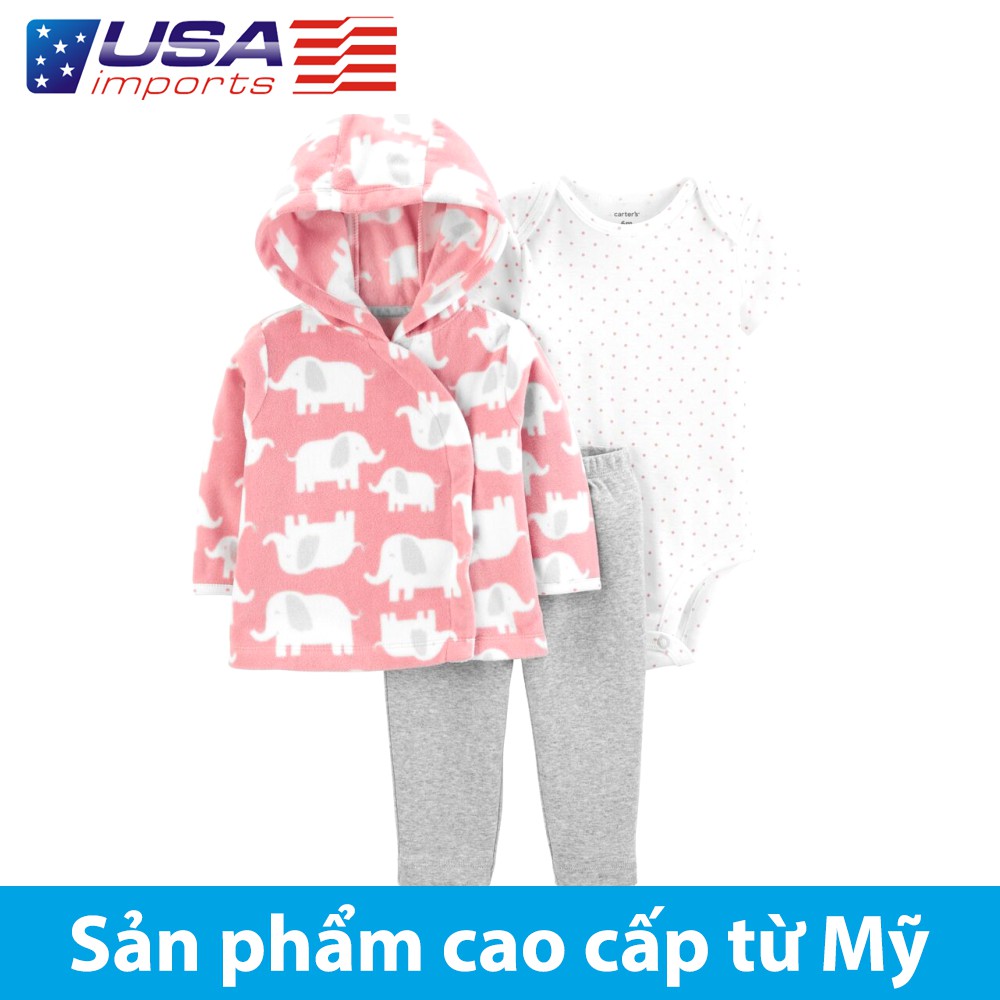 Set 3 món áo khoác kèm quần Car-tờ Auth Từ Mỹ (18506510)