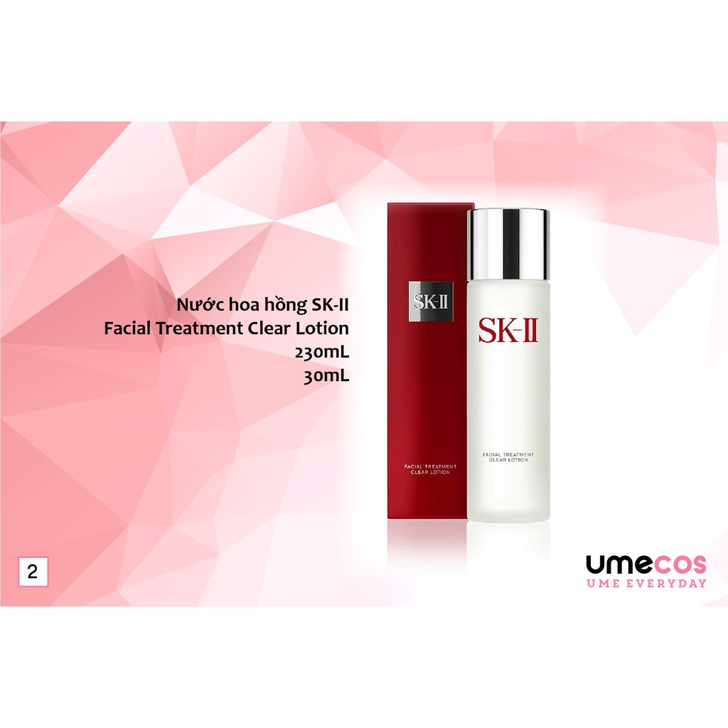 Nước Hoa Hồng  SKII-FACIAL TREATMENT CLEAR LOTION 30ml