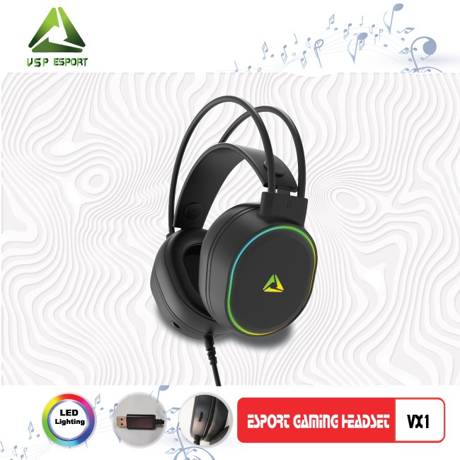 Tai nghe chuyên game thủ Gaming Headphone ESPORT GAMING VX1 7.1 GH6 Plus