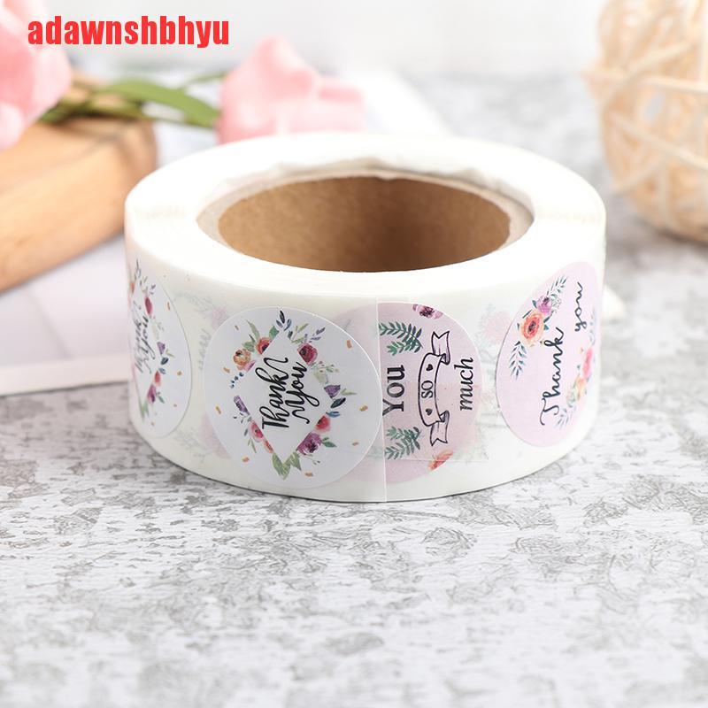 Cuộn 500 Miếng Dán Chữ Thank You Dùng Trang Trí Tiệc Cưới