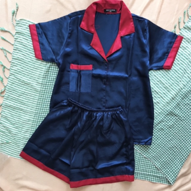 [HÌNH THẬT💯] ĐỒ BỘ PHI LỤA VIỀN MÀU | BigBuy360 - bigbuy360.vn