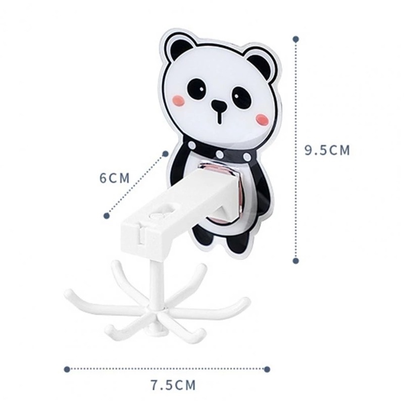 Móc treo đồ gắn tường hình động vật hoạt hình dễ thương thân thiện với môi trường