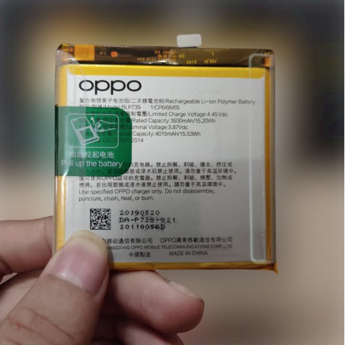 Pin Oppo Model BLP739 Dung Lượng 4015mAh Chính Hãng