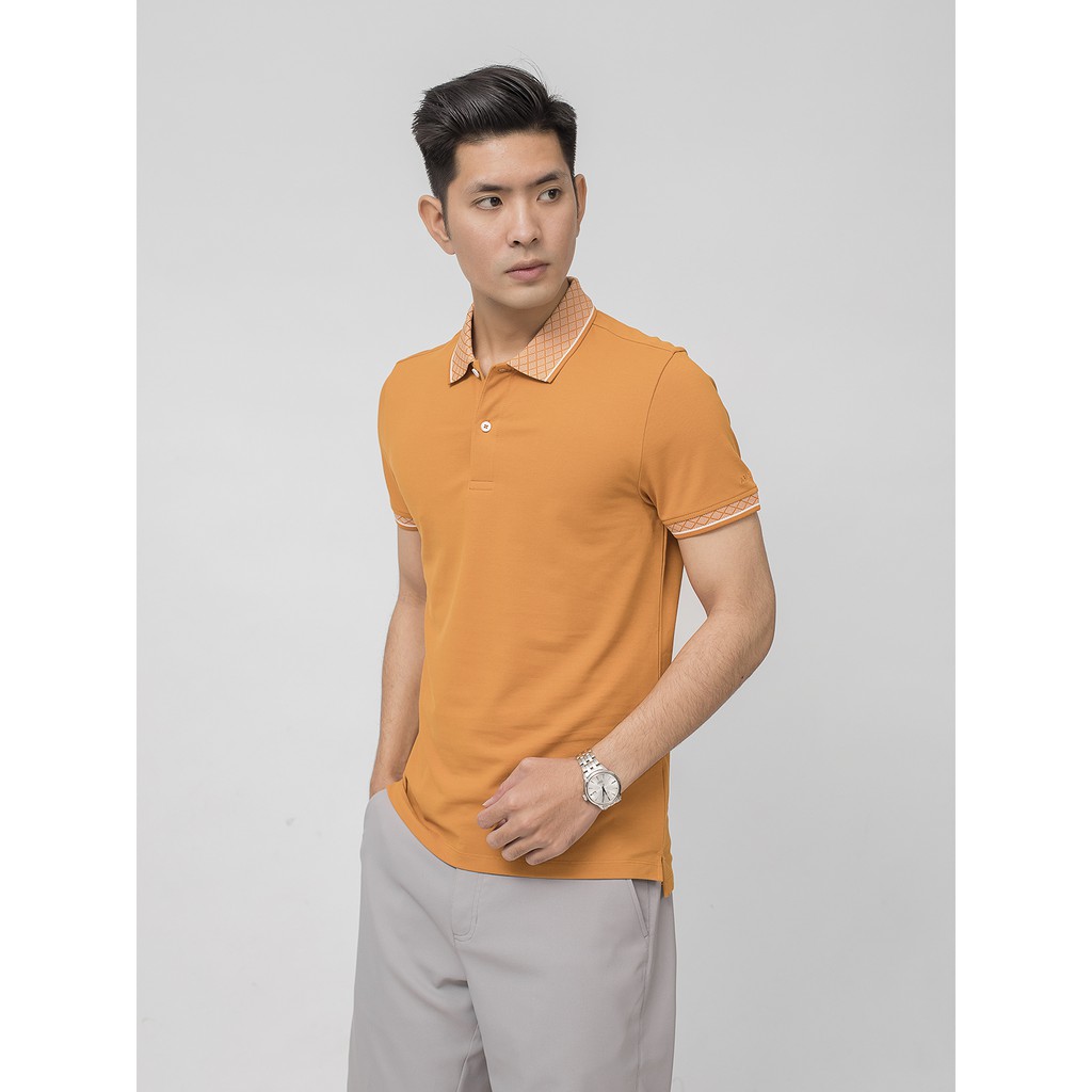 Áo polo nam Aristino phom Slim fit ôm vừa vặn, chất cotton mềm mại, thoáng mát - APS068S9