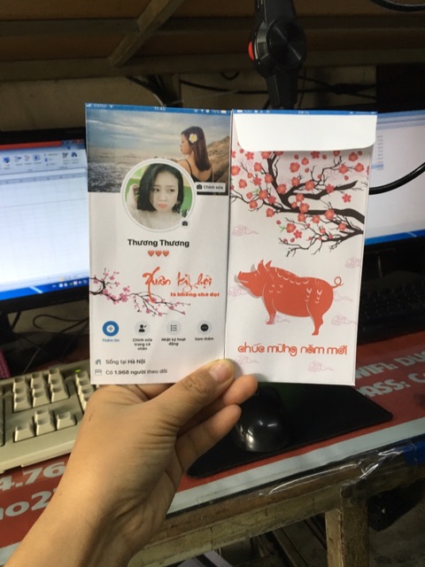 Combo 50 lì xì in hai mặt khách lẻ