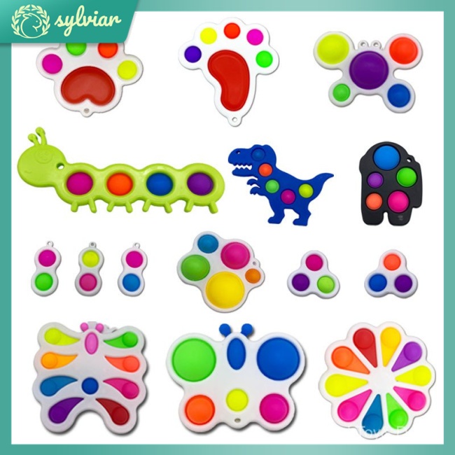 Bộ Đồ Chơi Pop It Bong Bóng Giúp Giảm Căng Thẳng